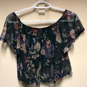 floral croptop